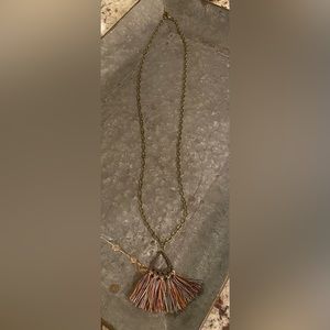 Earth Tassel Necklace (Handmade)